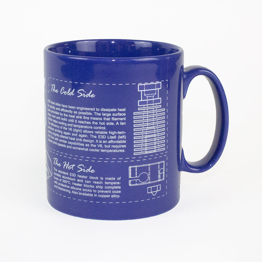 E3D Ecosystem Blueprint Mug - Navy