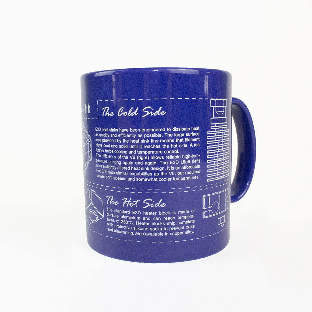 E3D Ecosystem Blueprint Mug - Navy